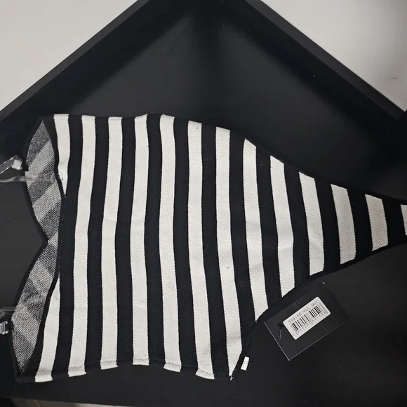 Forplay, OG Barbie Black and White Striped Swimsuit - Picture 10 of 10